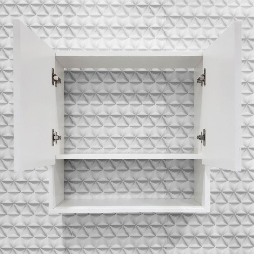 Módulo Suspenso 2 Portas Armário Aéreo Para Lavanderia - 5