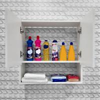 Módulo Suspenso 2 Portas Armário Aéreo Para Lavanderia