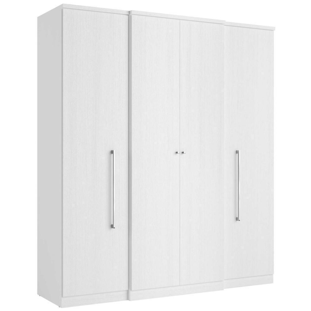 Guarda-Roupa Casal Splendore 4 Portas 2 Gavetas Branco THB - 1