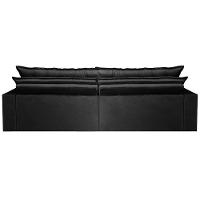 Sofá Sem Caixa Retrátil Reclinável 2,15m Cama Inbox França Velusoft Preto - 3