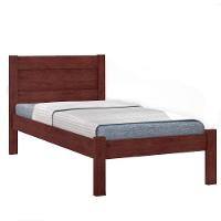 Cama De Solteiro Madeira Mdf Prisma J&A Capuccino Capuccino - 3