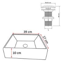 Kit Cuba Torino Sobrepor C/ Valvula Click Branco Branco - 2