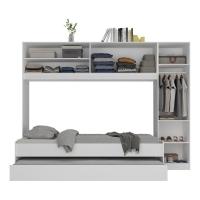 Guarda-roupa com Bicama Branco Multimóveis - 5