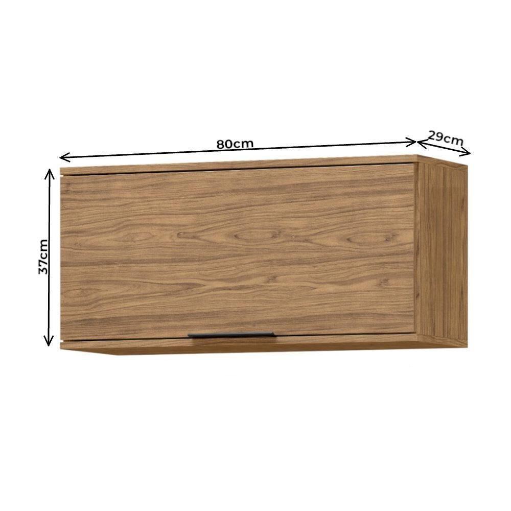 Armário Aéreo 80Cm 1 Porta Basculante Mx Móveis Toscana - 2