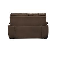 Sofá Luxemburgo 2 Lugares 1,52m Tecido Courino Marrom - 3
