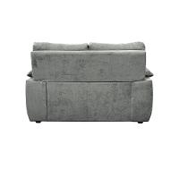 Sofá Luxemburgo 2 Lugares 1,52m Tecido Suede Cinza - 2