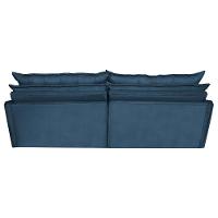 Sofá Sem Caixa Retrátil Reclinável 2,15m Cama Inbox Versátil Com Pillow Top E Molas Velusoft Azul - 3