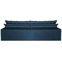 Sofá Retrátil Reclinável E Cama 2,75m Cama Inbox Suede Velusoft Azul - 3