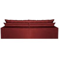 Sofá Retrátil Reclinável E Cama 2,95m Cama Inbox Suede Velusoft Vermelho - 3