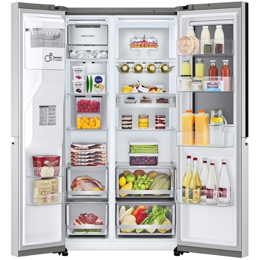 Geladeira LG Side by Side Craft Ice 598L InstaView Inverse Inox 110V GC-X257CSHS - 3