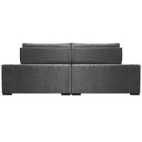 Sofá Retrátil E Reclinável 2,95M Cama Inbox Big Star Com Softgel D40 Velupluma Cinza