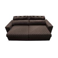 Sofá Retrátil E Reclinável 2,15m Molas Ensacadas Cama Inbox Style Thermo Gel Linho Marrom - 5