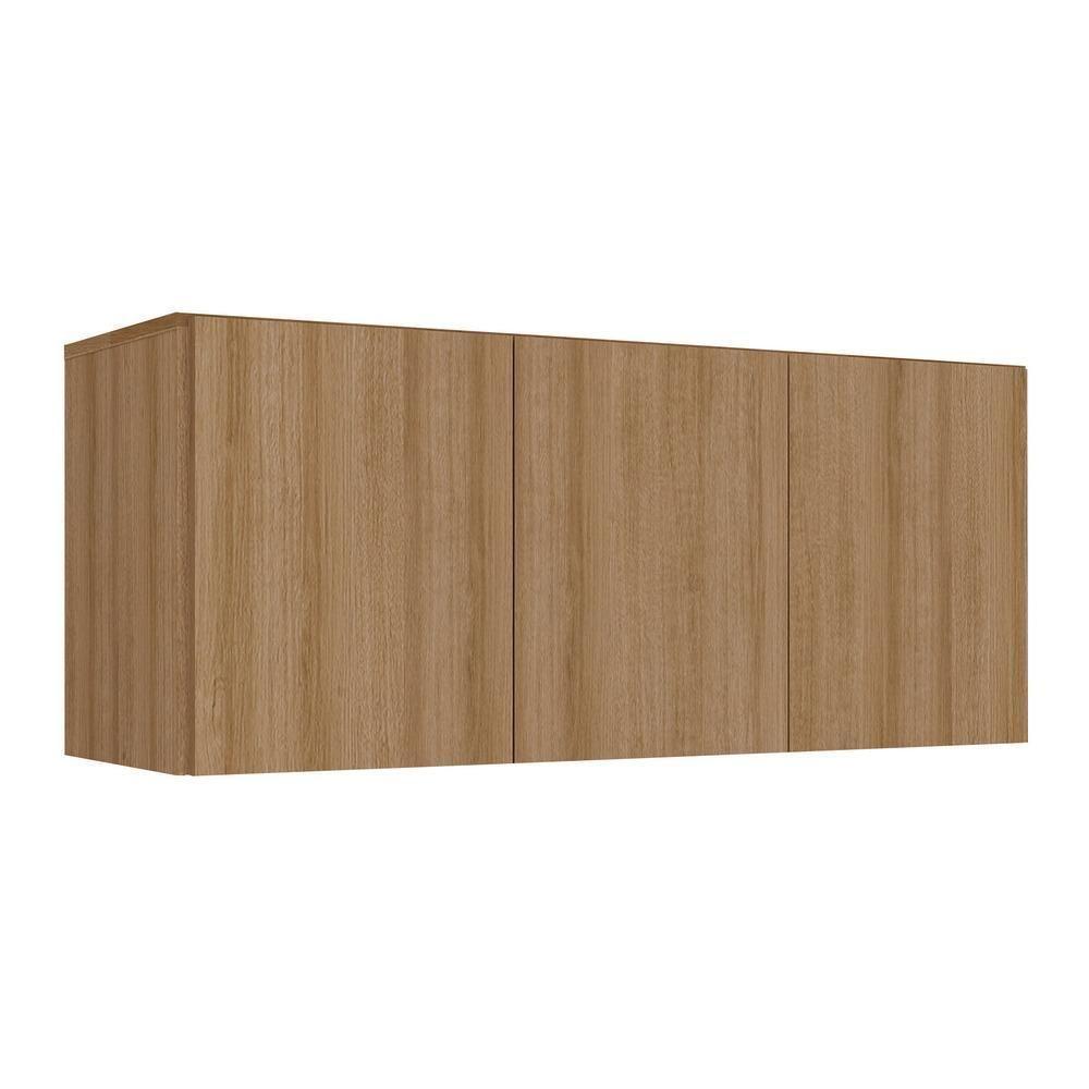 Armário De Lavanderia Aéreo Multiuso 3 Portas Multimóveis Mp5041 Rustic Rustic - 1