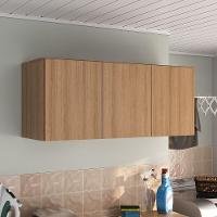 Armário De Lavanderia Aéreo Multiuso 3 Portas Multimóveis Mp5041 Rustic Rustic - 3