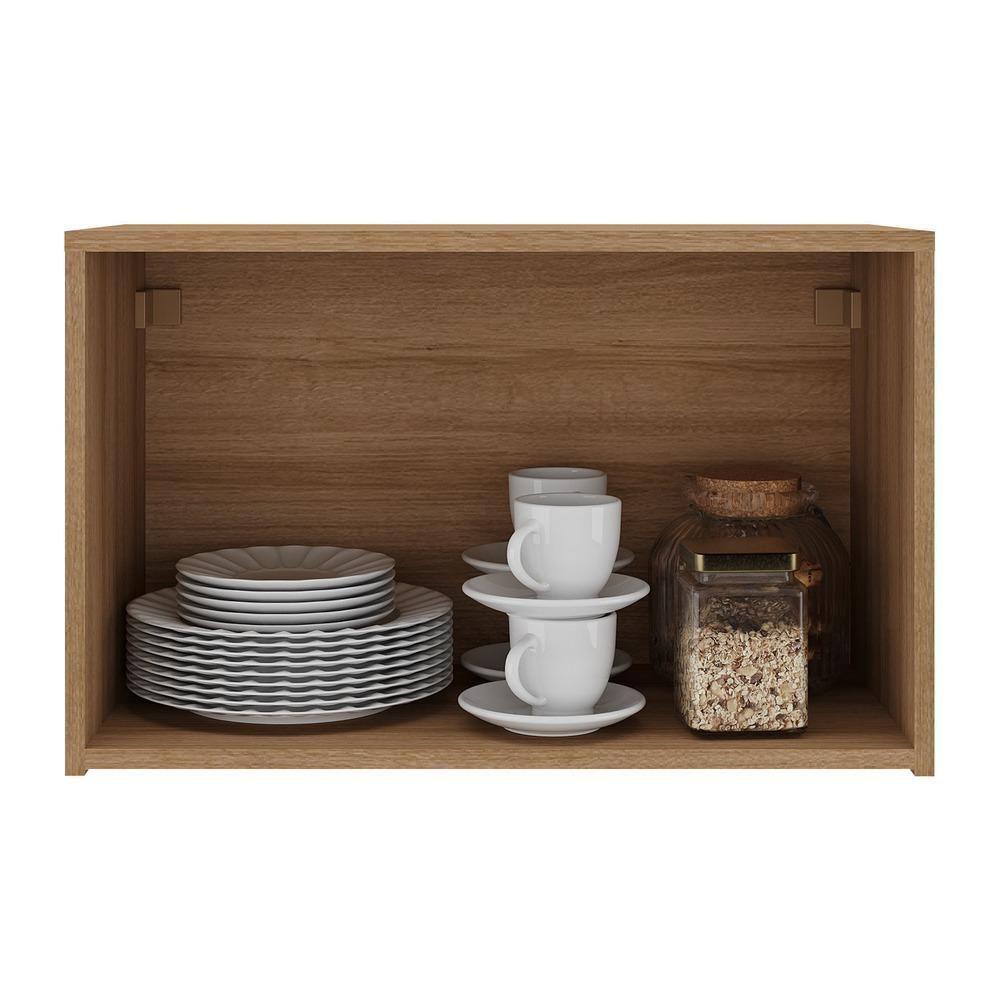 Armário De Cozinha Aéreo 2 Portas Multimóveis Mp2154 Rustic Rustic - 4