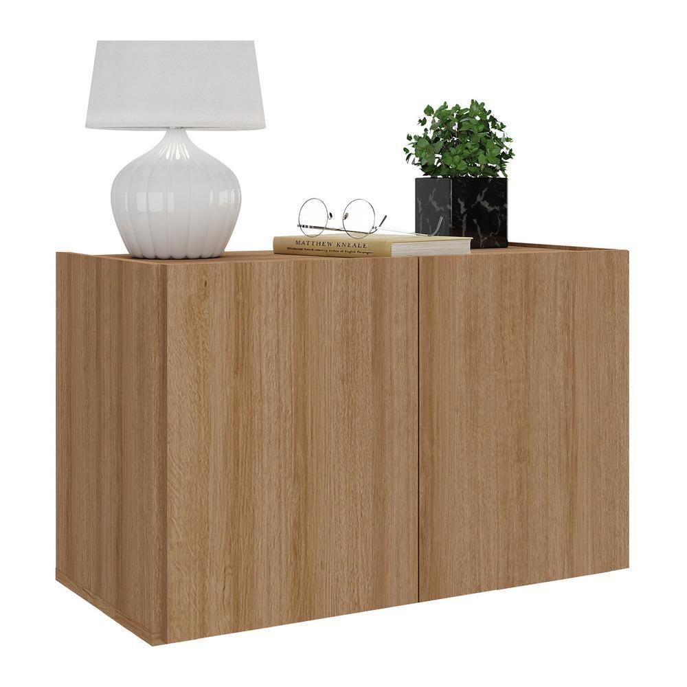 Mesa De Cabeceira 2 Portas Multimóveis Mp4130 Rustic Rustic - 1