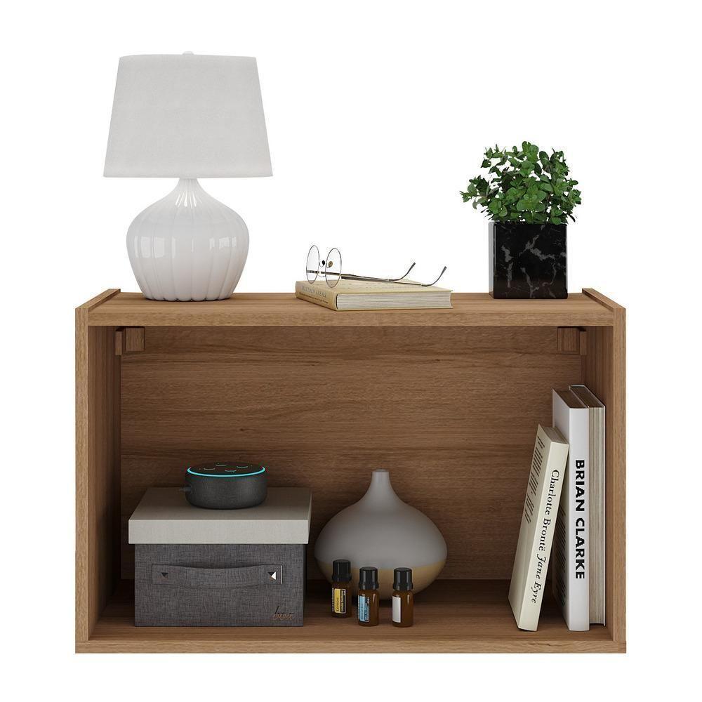 Mesa De Cabeceira 2 Portas Multimóveis Mp4130 Rustic Rustic - 3