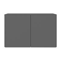 Armário De Lavanderia Aéreo Multiuso 2 Portas Multimóveis Mp5040 Grafite Grafite - 5