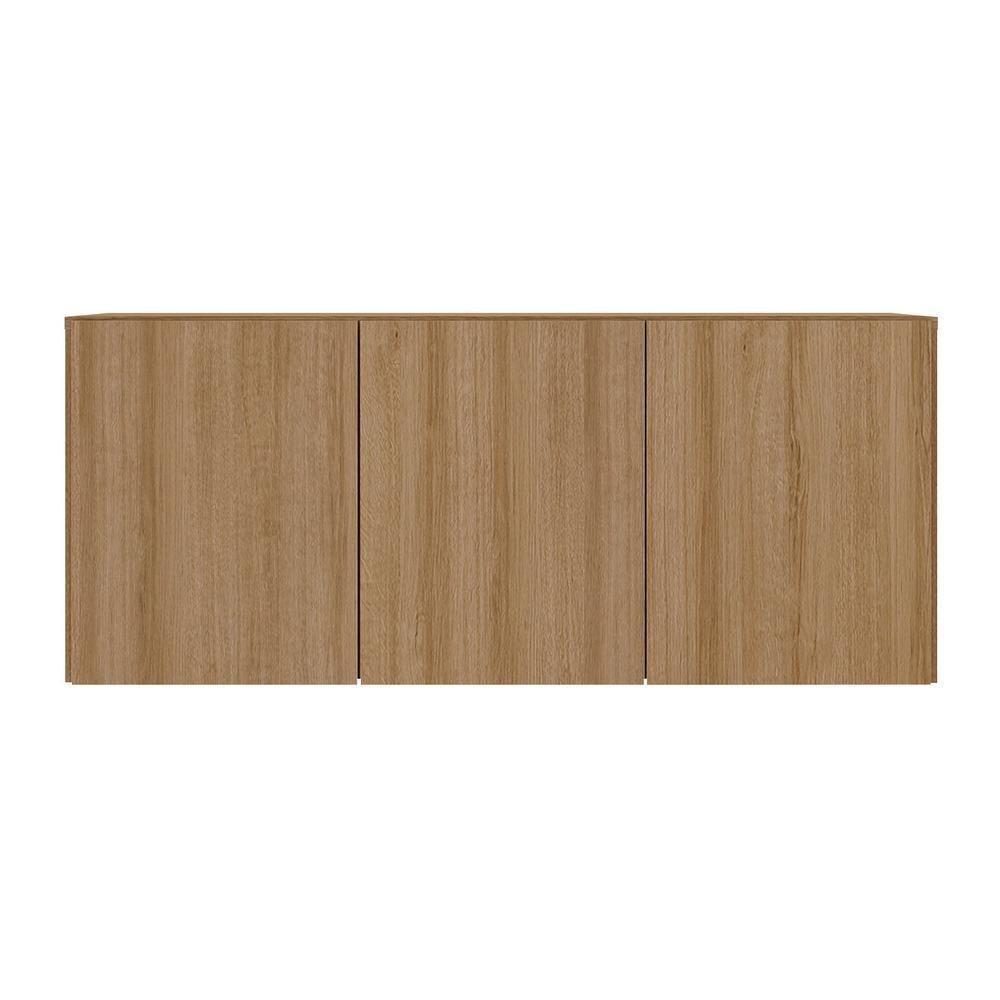 Armário De Cozinha Aéreo 3 Portas Multimóveis Mp2155 Rustic Rustic - 3