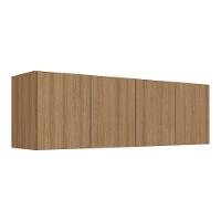 Armário De Cozinha Aéreo 4 Portas Multimóveis Mp2156 Rustic Rustic - 1