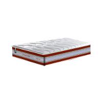 Conjunto Cama Box Solteiro De Molas Ensacadas D33 Cama Inbox Select Firme 88x188x71 Vermelho