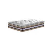 Conjunto Cama Box Solteiro De Molas Ensacadas D33 Com Pillow Top Cama Inbox Select 88x188x71 Bege - 3