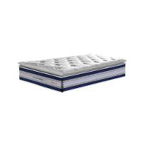 Conjunto Cama Box Solteiro De Molas Ensacadas D33 Com Pillow Top Cama Inbox Select 88x188x71 Azul - 3