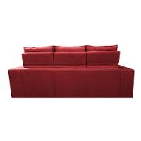 Sofá 3 Lugares Retrátil E Reclinável Cama Inbox Senses 2,00m Velusoft Vermelho - 7