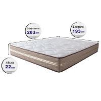 Colchão Super King De Molas Ensacadas 193x203x22 Cama Inbox Smart Gold Bege - 6