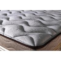 Cama Box Solteiro (colchão + Box) 88x188x60 De Molas Ensacadas Cama Inbox Smart Gold Bege