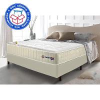 Colchão Casal Com Molas Ensacadas Cama Inbox Cloud Bege 138x188x28 - 5