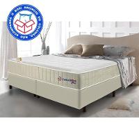 Colchão King Com Molas Ensacadas Cama Inbox Cloud Bege 193x203x28 - 5