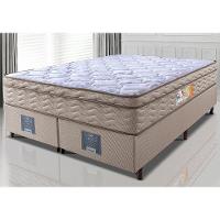 Cama Box Queen Colchão Ortopédico + Box 158x198x67 One Face Espuma D33 Dourado - 1