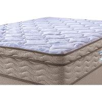 Cama Box Solteiro Colchão Ortopédico + Box 88x188x67 One Face Espuma D33 Dourado - 3