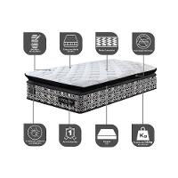 Colchão Solteiro Molas Ensacadas Pillow Top 88x188x31 Cama Inbox Abstrato - 5