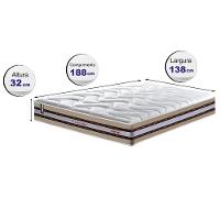 Colchão Casal De Molas Ensacadas D33 Cama Inbox Select Firme 138x188x32 Bege - 6