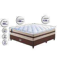 Conjunto Cama Box Casal (colchão + Box) De Molas Ensacadas Cama Inbox Smart 138x188x60 Bege - 6
