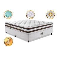 Cama Box Casal Colchão + Box 138x188 Molas Ensacadas Cama Inbox Relax Pillow - 3
