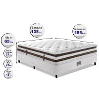 Cama Box Casal Colchão + Box 138x188 Molas Ensacadas Cama Inbox Relax Pillow - 4
