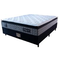 Cama Box Casal Colchão Pillow Top + Box 138x188x70 Molas Ensacadas Cama Inbox Abstrato - 3