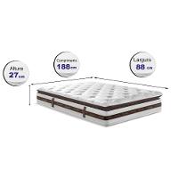 Colchão Solteiro Molas Ensacadas 88x188 Cama Inbox Relax Pillow - 4