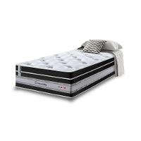 Colchão Solteiro De Molas Ensacadas Cama Inbox Select Euro Soft 88x188x32 Preto - 1