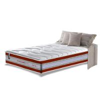 Colchão Solteiro De Molas Ensacadas D33 Cama Inbox Select Firme 88x188x32 Vermelho - 1