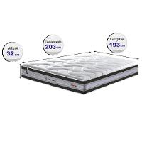 Colchão King De Molas Ensacadas D33 Cama Inbox Select Firme 193x203x32 Preto - 6
