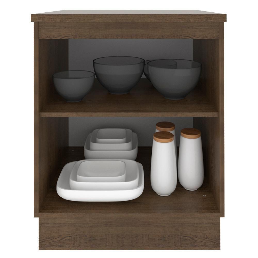 Balcão Glamy 60cm 1 Porta Rustic Madesa - 8