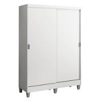 Guarda-Roupas Luke Branco Com Pés 2 Portas Correr Madesa - 15