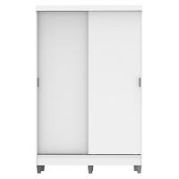 Guarda-Roupas Luke Branco Com Pés 2 Portas Correr Madesa - 5