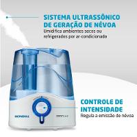 Umidificador Mondial Comfort Air 6 Ua-07 Umidificador De Ar-biv-branco/azul - 6
