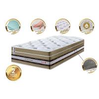 Colchão Solteiro De Molas Ensacadas Cama Inbox Select Euro Soft 88x188x32 Bege - 5