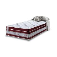 Colchão Solteiro De Molas Ensacadas Cama Inbox Select Euro Soft 88x188x32 Vinho - 1